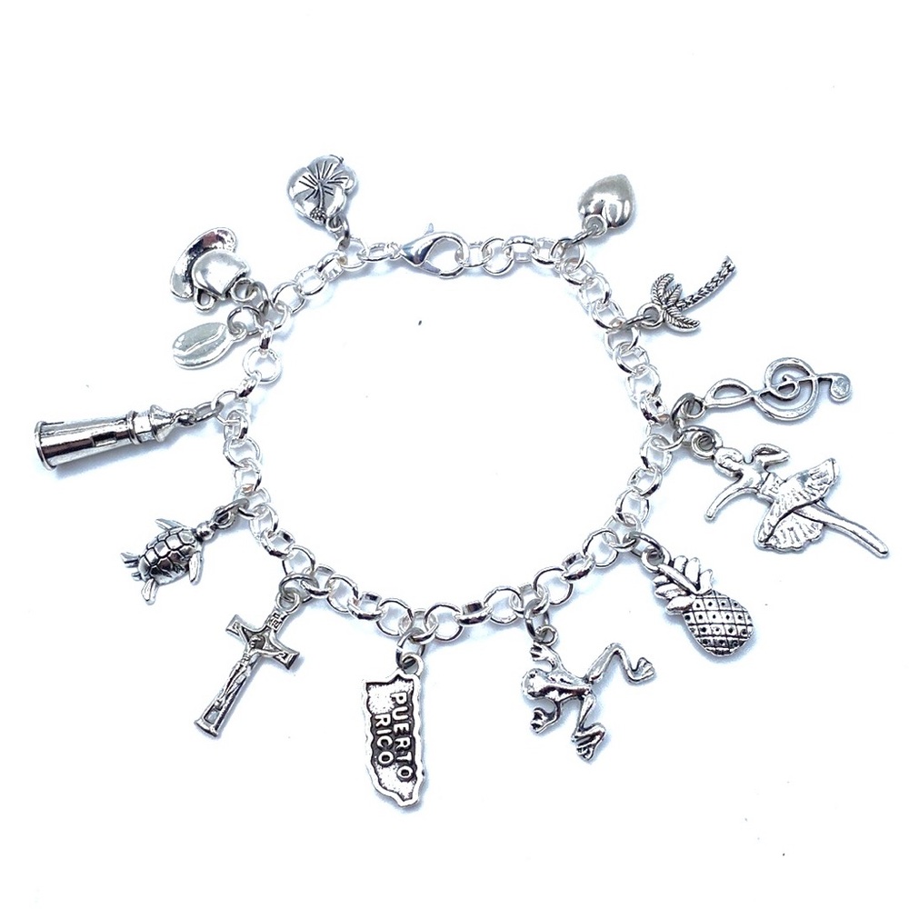 Puerto Rico Charm Bracelet
